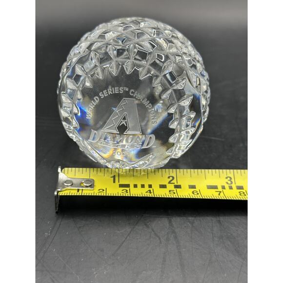 2001 Diamondbacks World Series Champions Waterford Crystal Baseball 900 of 2001 - Picture 10 of 11
